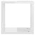 Wall Cube Shelves 2 pcs High Gloss White 30x15x30 cm