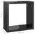 Wall Cube Shelves 4 pcs High Gloss Black 30x15x30 cm