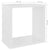 Wall Cube Shelves 4 pcs White 26x15x26 cm