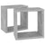 Wall Cube Shelves 2 pcs Concrete Grey 26x15x26 cm