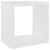 Wall Cube Shelves 6 pcs White 22x15x22 cm