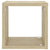 Wall Cube Shelves 4 pcs Sonoma Oak 22x15x22 cm