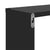 Wall Cube Shelves 6 pcs High Gloss Black 22x15x22 cm