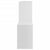 Wall Shelf White 100x18x53 cm Engineered Wood