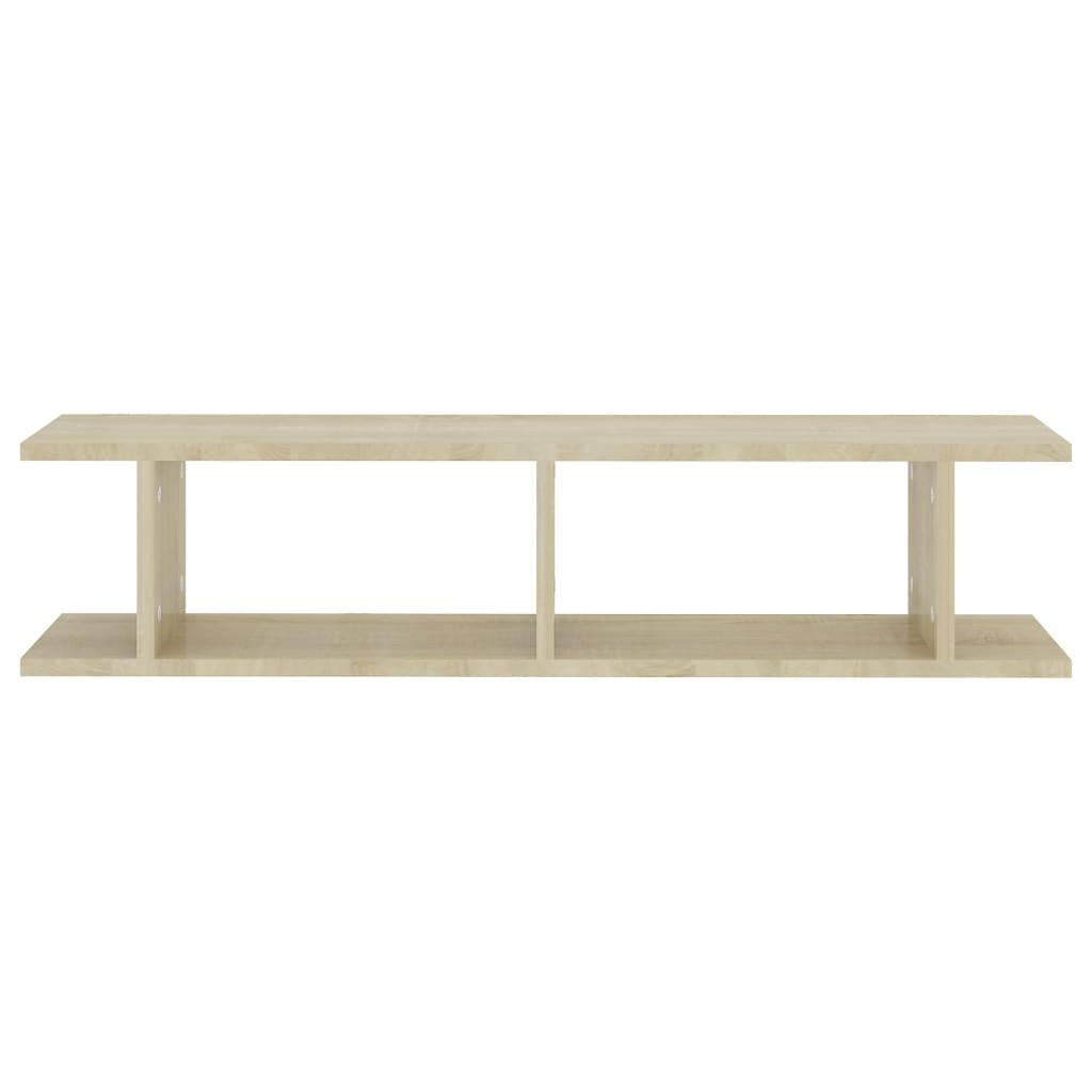 Wall Shelves 2 pcs Sonoma Oak 90x18x20 cm Engineered Wood