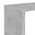 Wall Shelves 2 pcs Concrete Grey 50x15x50 cm Engineered Wood