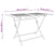 Folding Garden Table 120x70x75 cm Solid Eucalyptus Wood