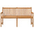 Garden Bench 150 cm Solid Teak Wood