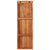 Wall-mounted Coat Racks 2 pcs 36x3x110 cm Solid Acacia Wood
