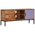 TV Cabinet Honey Brown and Grey 110x30x50 cm Solid Wood Acacia
