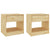 Bedside Cabinets 2 pcs 40x31x40 cm Solid Pinewood