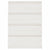 Side Cabinet White 60x36x84 cm Solid Pinewood