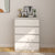 Side Cabinet White 60x36x84 cm Solid Pinewood