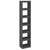 Book Cabinet/Room Divider Grey 40x30x199 cm Solid Pinewood