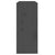 Book Cabinet/Room Divider Grey 60x30x71.5 cm Solid Wood Pine