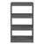 Book Cabinet/Room Divider Grey 60x30x103.5 cm Solid Wood Pine