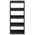Book Cabinet/Room Divider Black 60x30x135.5 cm Solid Wood Pine