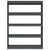 Book Cabinet/Room Divider Grey 100x30x135.5 cm Solid Pinewood