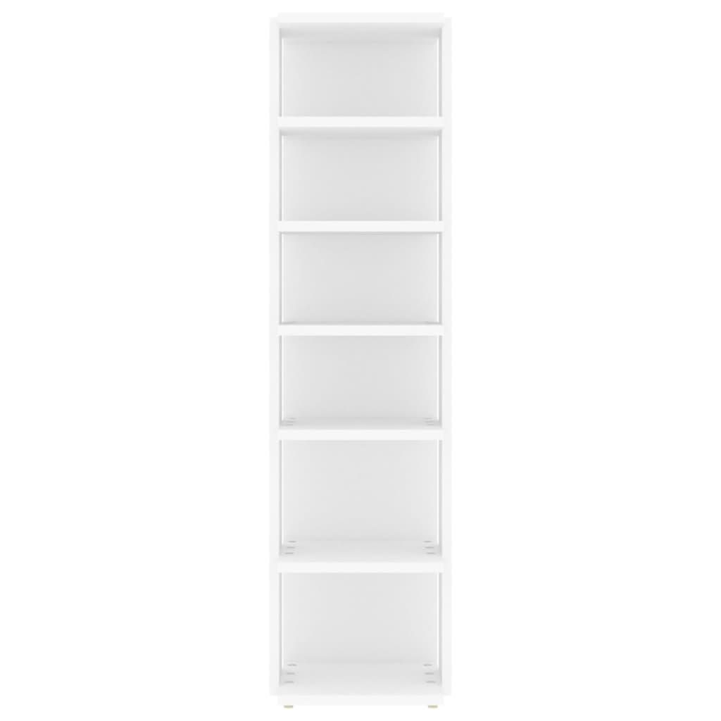 Shoe Cabinets 2 pcs White 27.5x27x102 cm Engineered Wood