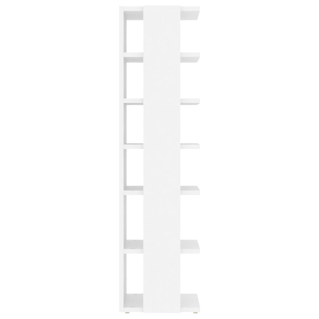 Shoe Cabinets 2 pcs White 27.5x27x102 cm Engineered Wood