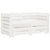 Garden 2-Seater Pallet Sofa Solid Pinewood White