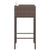 Bar Stools 2 pcs with Cushions Brown Poly Rattan