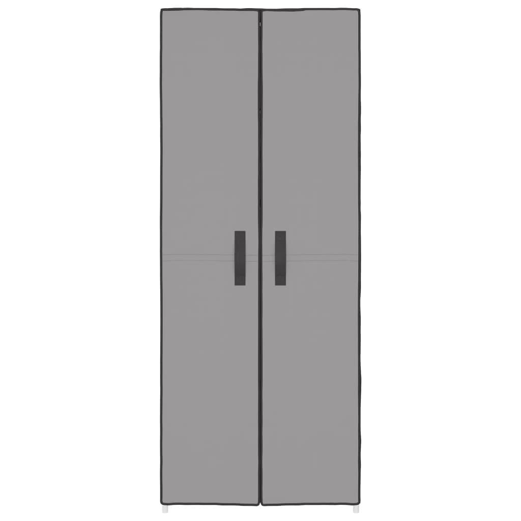 Shoe Cabinet Grey 60x30x166 cm Fabric