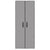 Shoe Cabinet Grey 60x30x166 cm Fabric