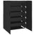 Shoe Cabinet Black 60x28x90 cm Fabric