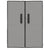 Shoe Cabinet Grey 60x28x90 cm Fabric