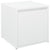 Box Drawer White 40.5x40x40 cm Engineered Wood