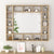 Mirror Cabinet with LED Sonoma Oak 91x15x76.5 cm