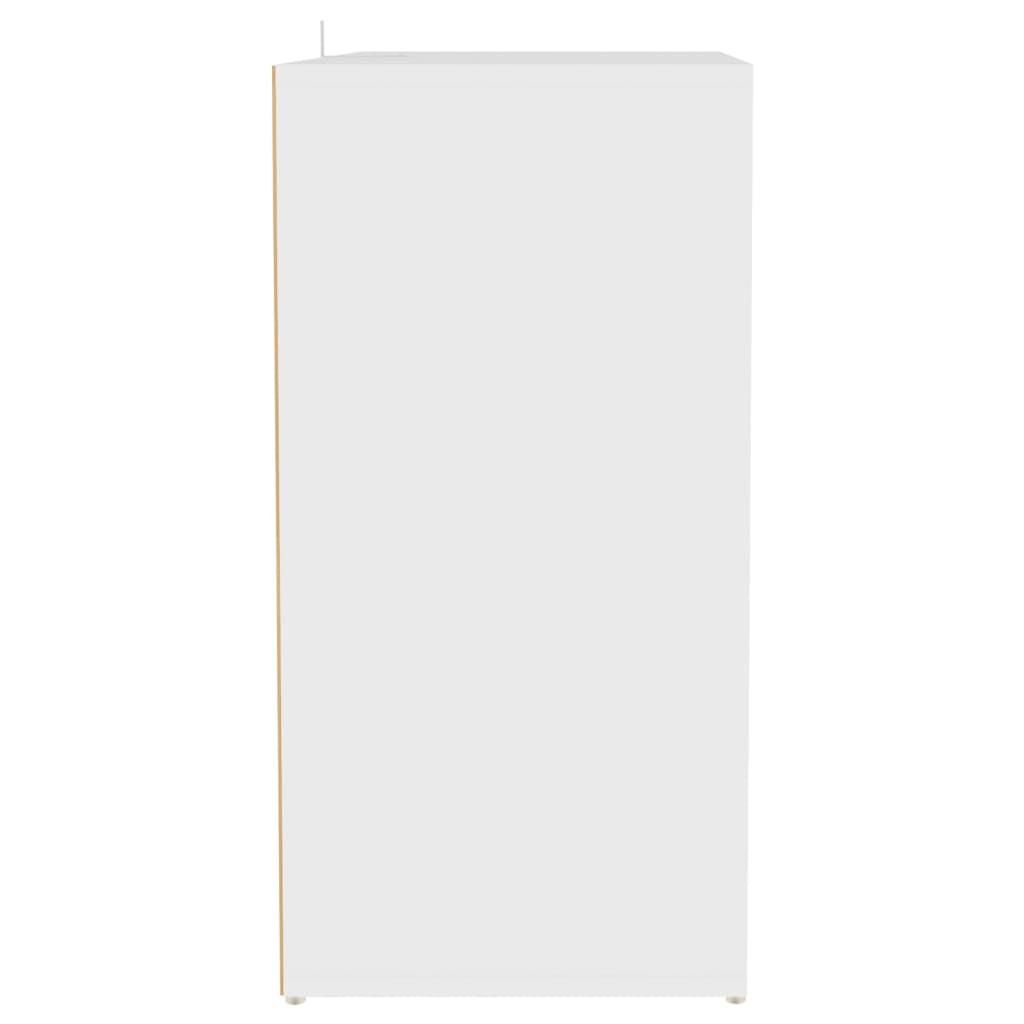 Shoe Cabinet White 60x35x70 cm Engineered Wood