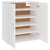 Shoe Cabinet White 60x35x70 cm Engineered Wood