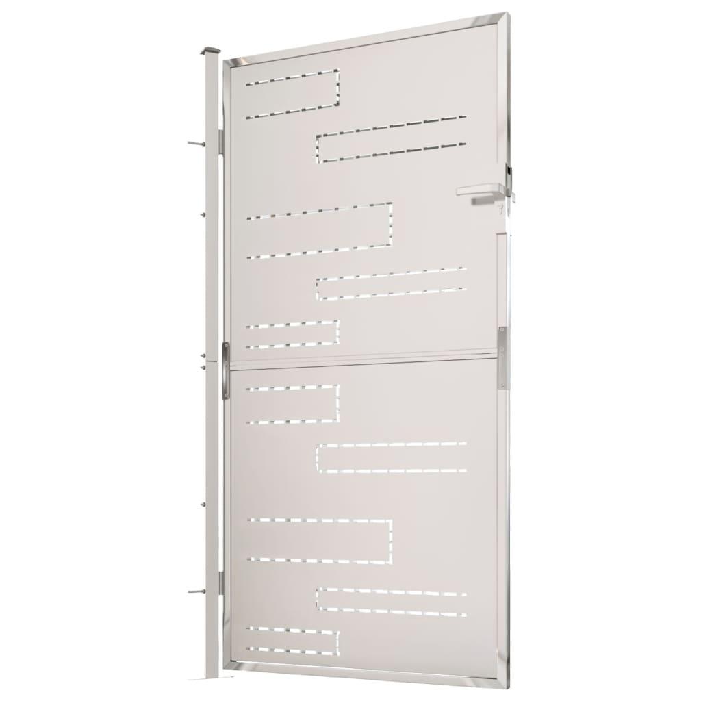 Garden Gate 100x175 cm Stainless Steel