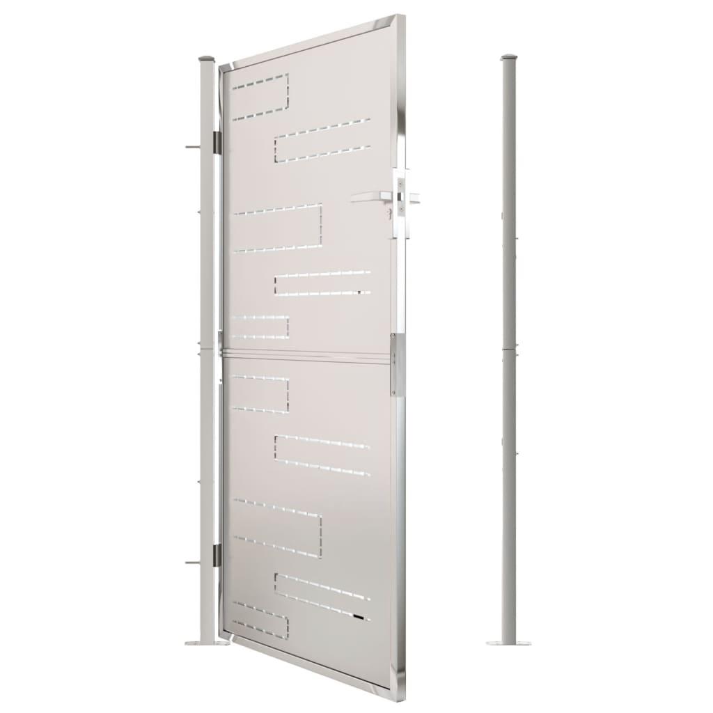 Garden Gate 100x175 cm Stainless Steel