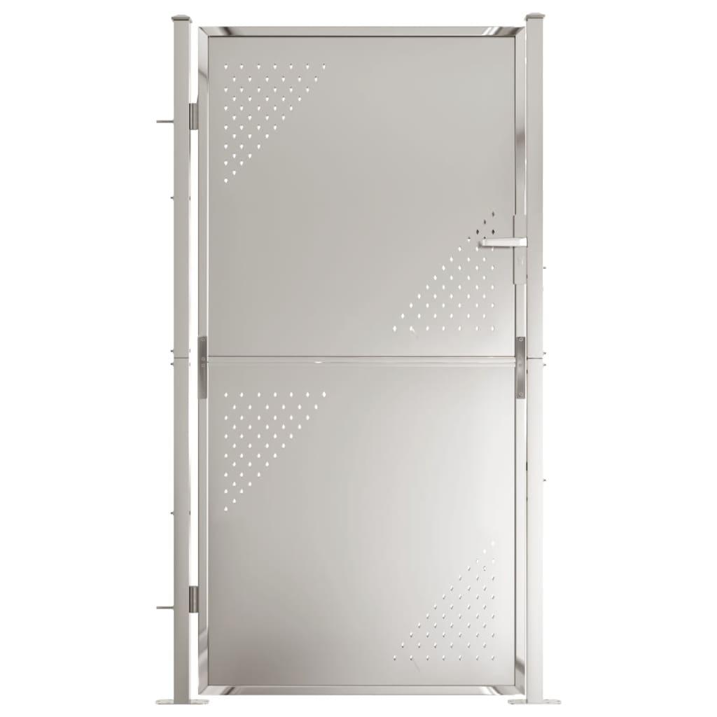 Garden Gate 100x175 cm Stainless Steel