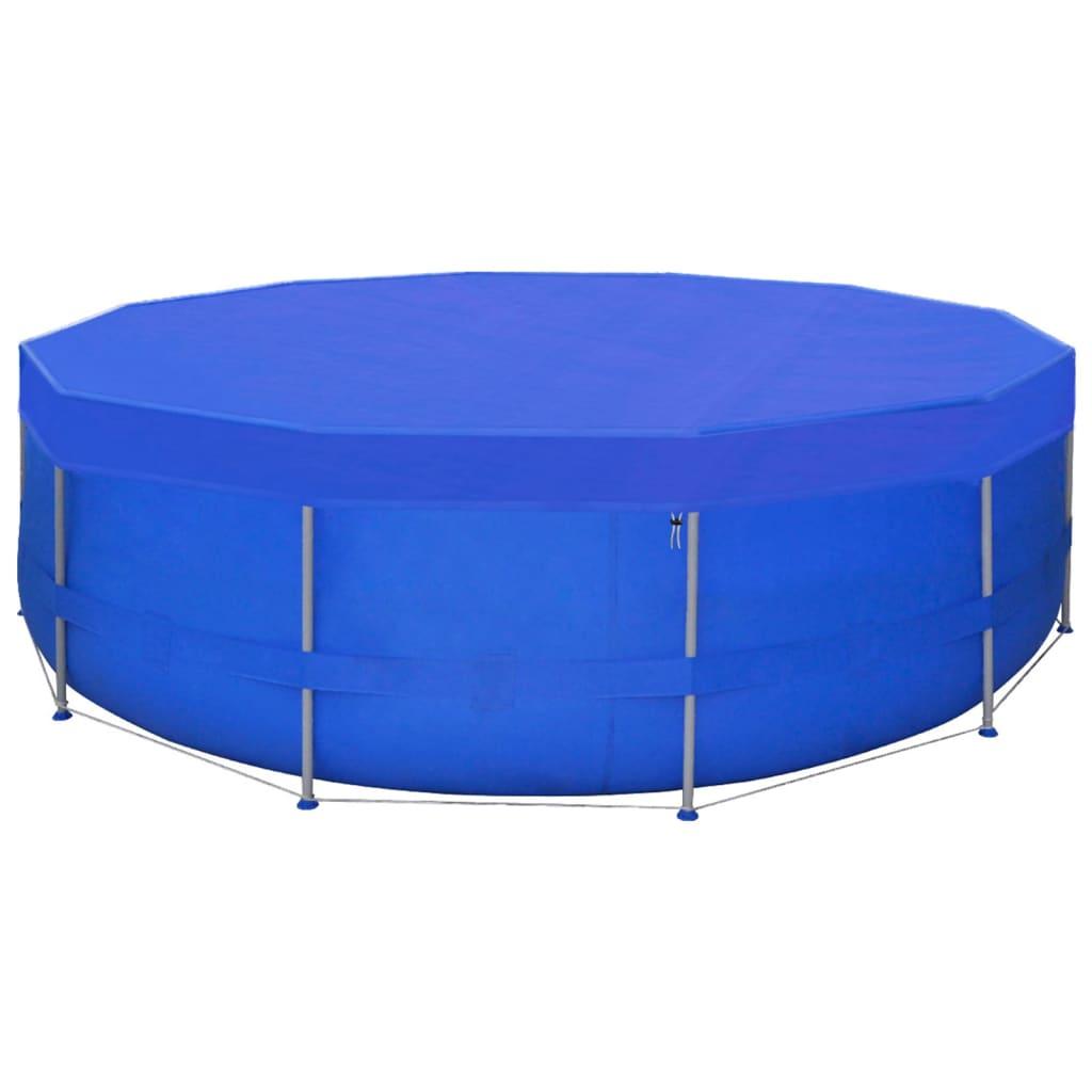 Pool Covers 2 pcs PE Round 460 cm 90 g/m²