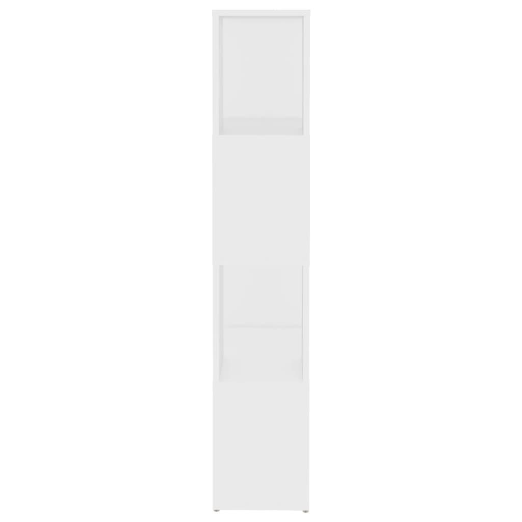 Book Cabinet Room Divider White 60x24x124.5 cm Engineered Wood