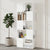 Book Cabinet Room Divider White 60x24x155 cm Engineered Wood
