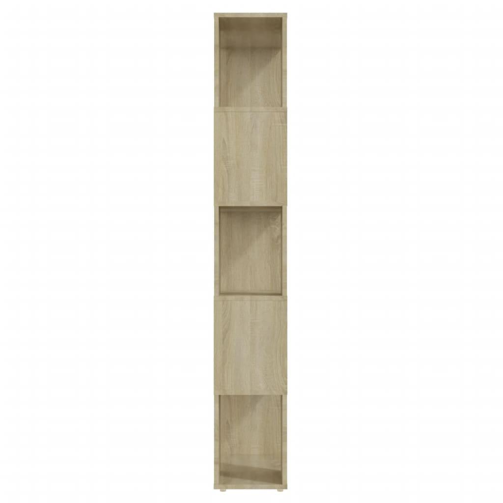 Book Cabinet Room Divider Sonoma Oak 60x24x155 cm