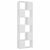 Book Cabinet Room Divider White 60x24x186 cm