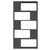 Book Cabinet Room Divider Grey 80x24x155 cm Engineered Wood
