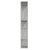 Book Cabinet Room Divider Concrete Grey 80x24x155 cm Engineered Wood