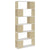 Book Cabinet Room Divider White and Sonoma Oak 80x24x186 cm Engineered Wood