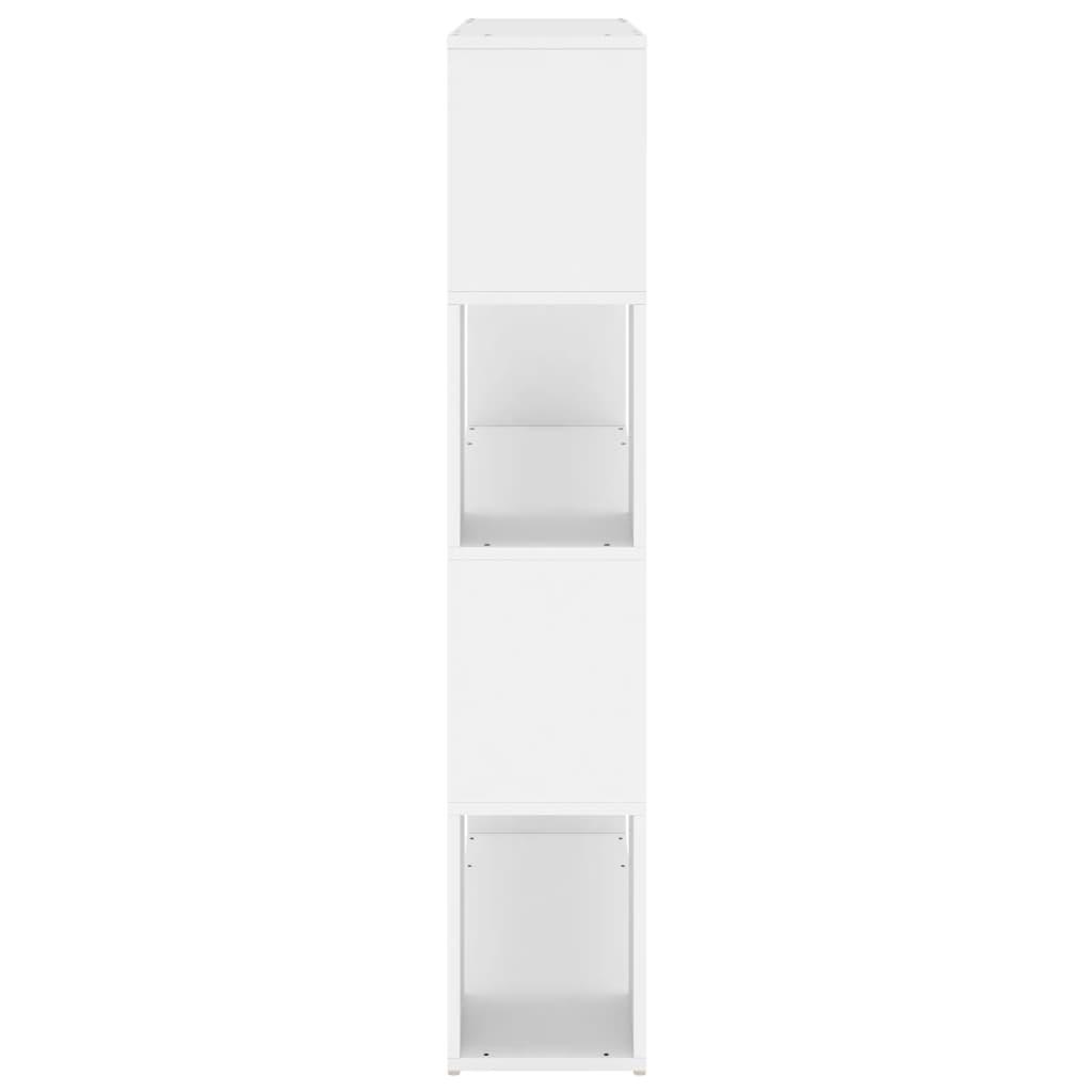 Book Cabinet Room Divider White 100x24x124 cm