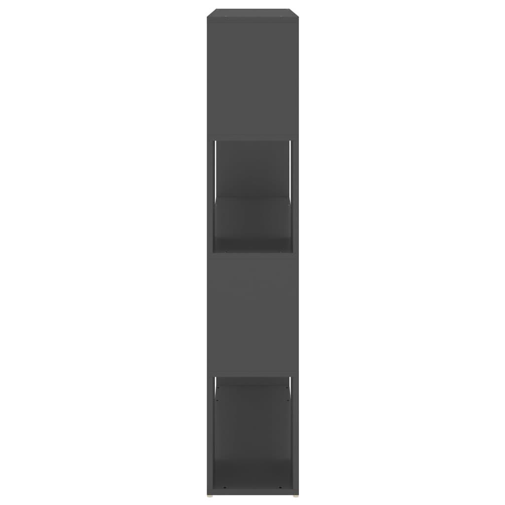 Book Cabinet Room Divider Grey 100x24x124 cm