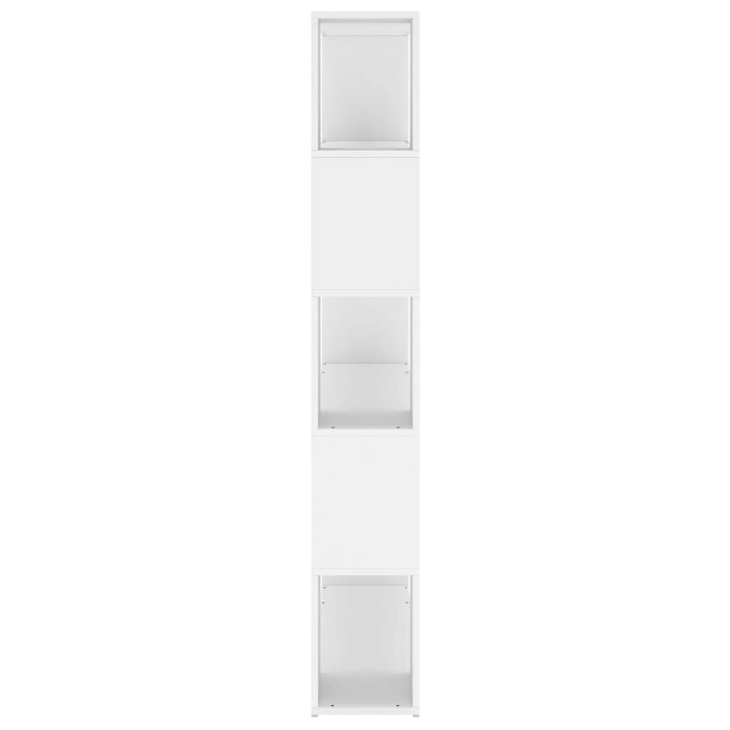 Book Cabinet Room Divider White 100x24x155 cm Engineered Wood