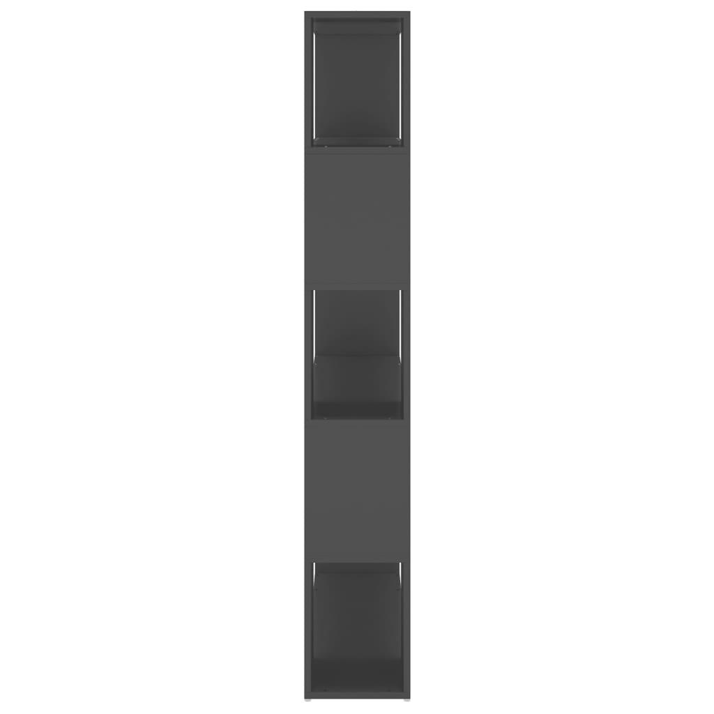 Book Cabinet Room Divider Grey 100x24x155 cm Engineered Wood