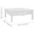 3 Piece Garden Lounge Set Solid Pinewood White